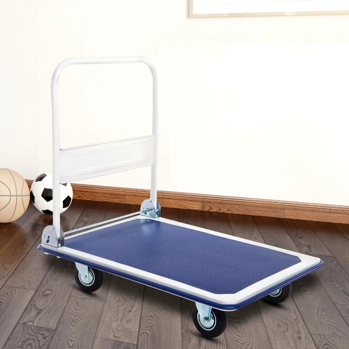 660 Pounds Folding Platform Cart Dolly Hand Truck by DirectDeals