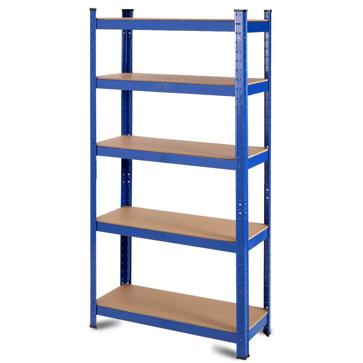 29.5 x 59 Inch Adjustable 5-layer 2000 lbs Capacity Tool Shelf-Blue by DirectDeals