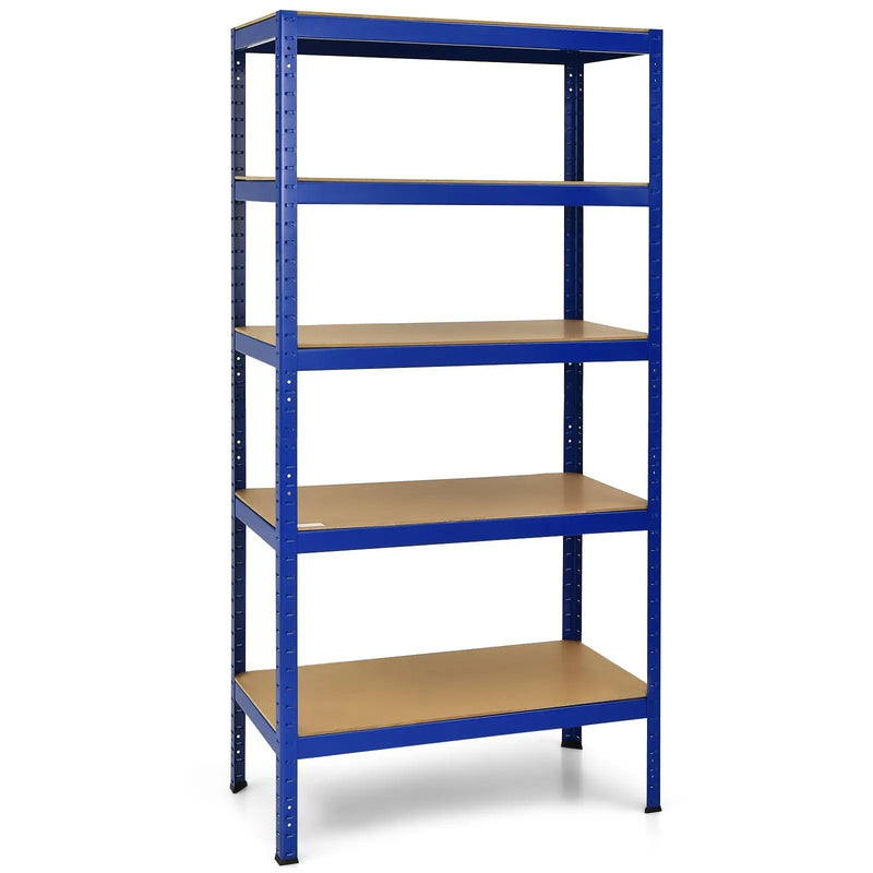 71 inch Heavy Duty Steel Adjustable 5 Level Storage Shelves by DirectDeals