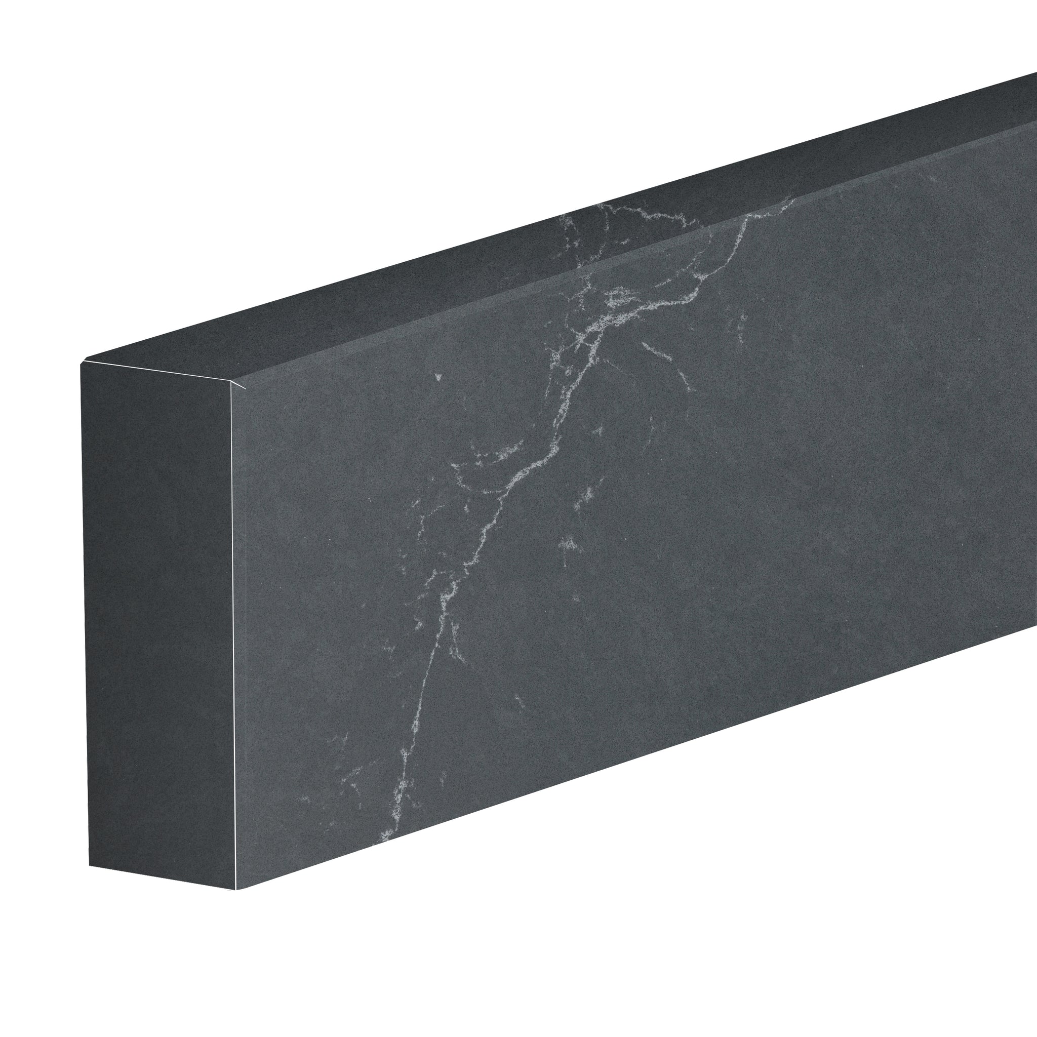 James Martin 72" Backsplash, Charcoal Soapstone