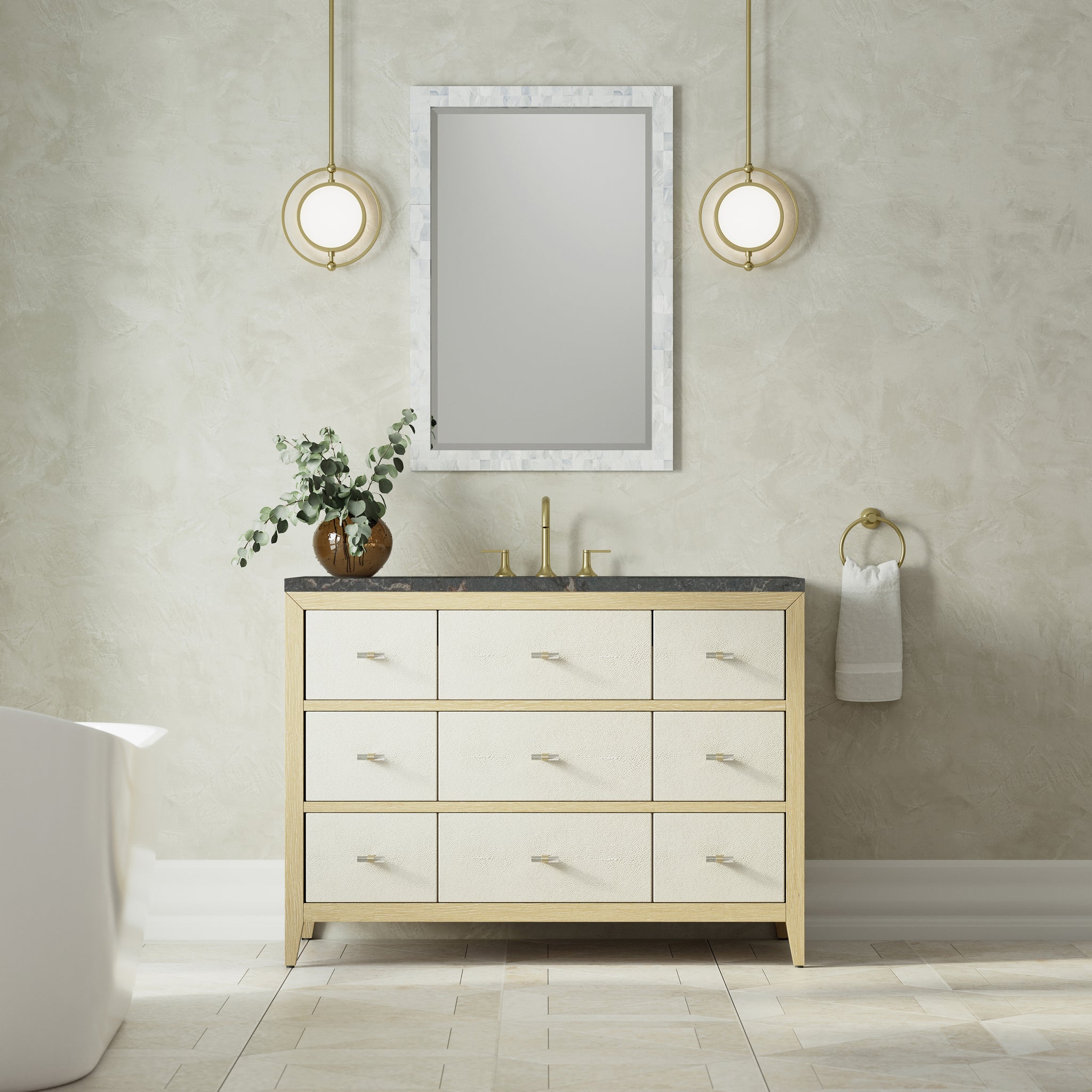 James Martin Celeste 48" Single Bathroom Vanity, Sunwashed Oak, view 7