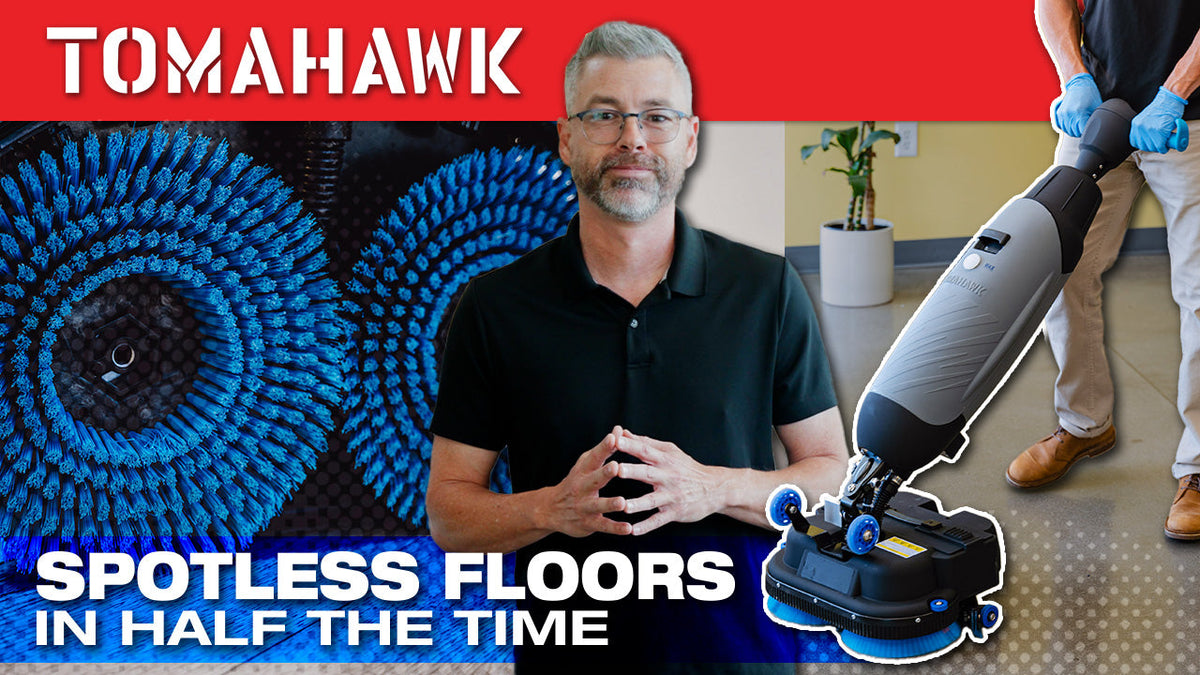 Electric Floor Scrubber Cleaner with 18” Power Mop Brushes Cordless 36V Battery Powered, photo 5 of 13