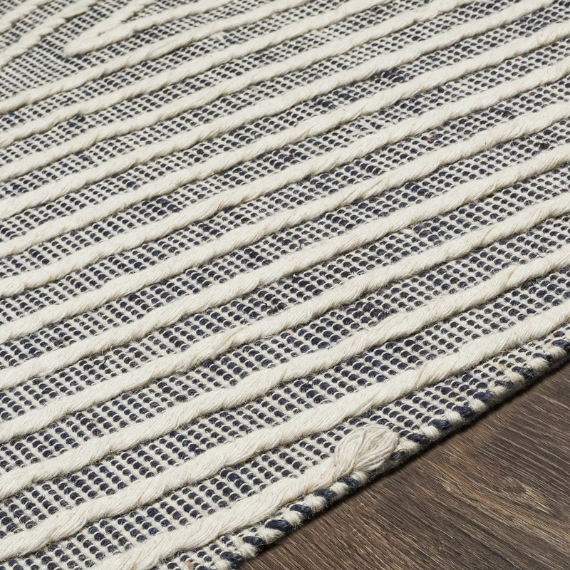 Tamayong Tasseled Jute&Wool Rug - Clearance by Boutique Rugs