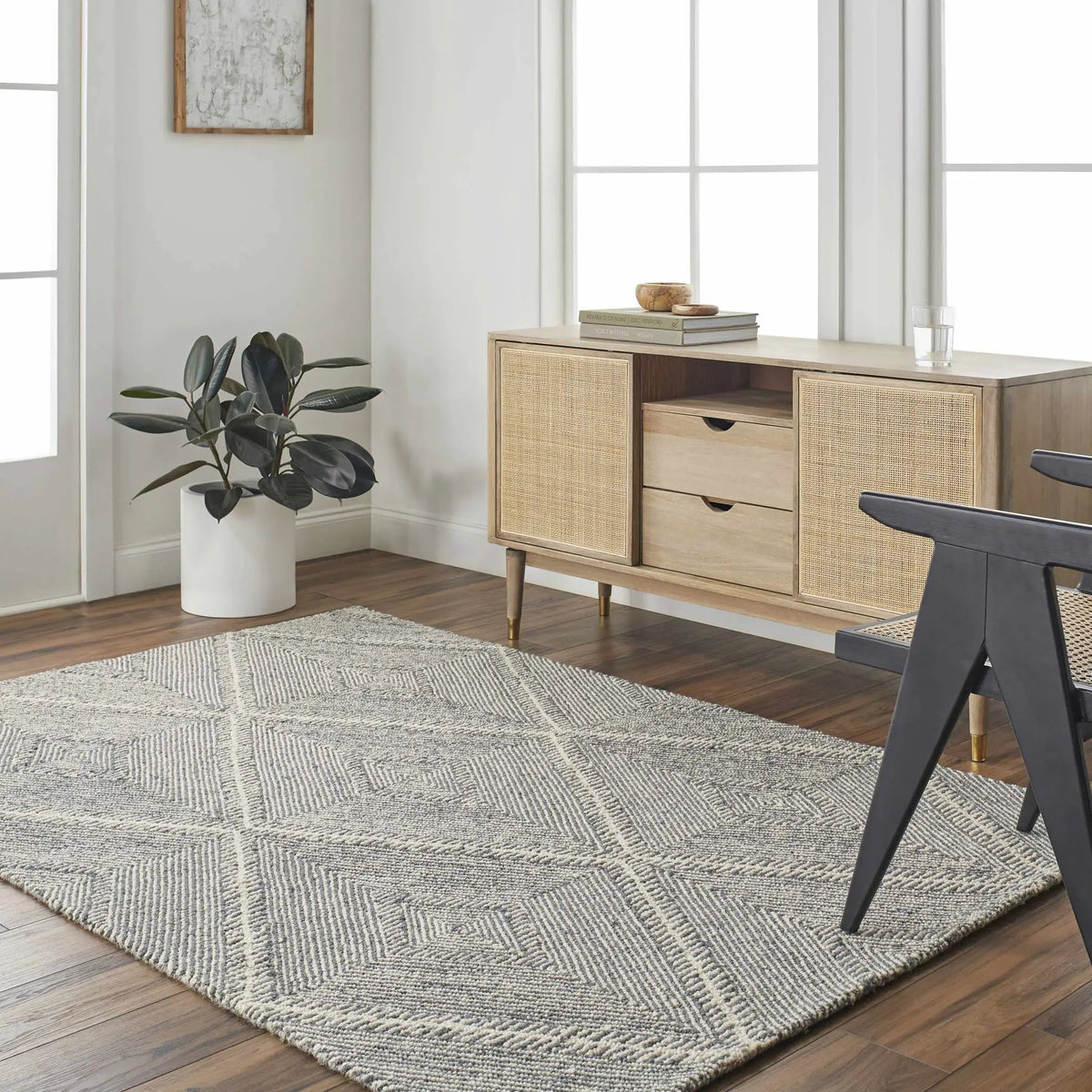 Tene Tufted Wool Area Rug - Clearance, installed in a room 2