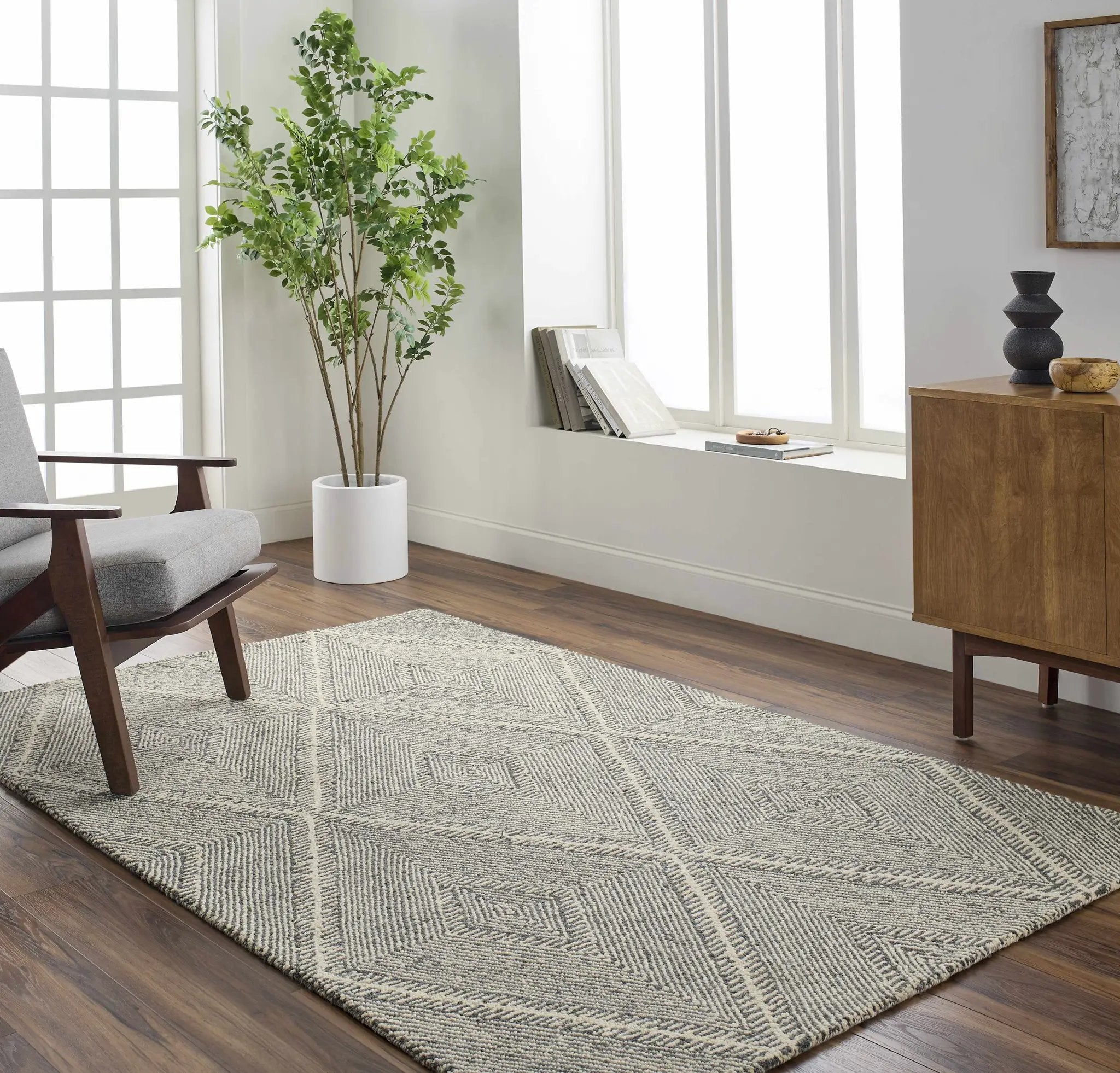 Tene Tufted Wool Area Rug - Clearance by Boutique Rugs