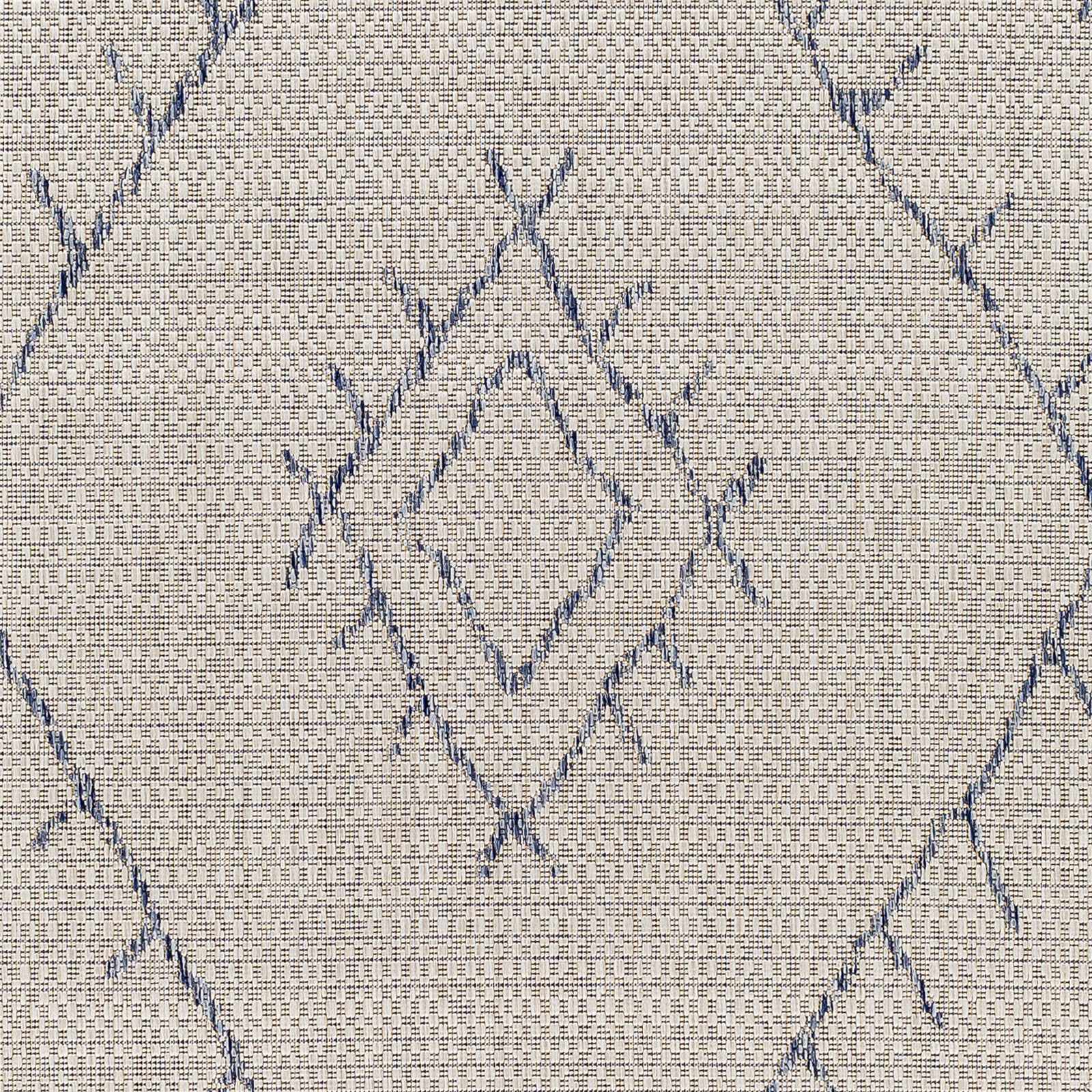 Marwood Gray&Blue Nordic Outdoor Rug - Clearance by Boutique Rugs