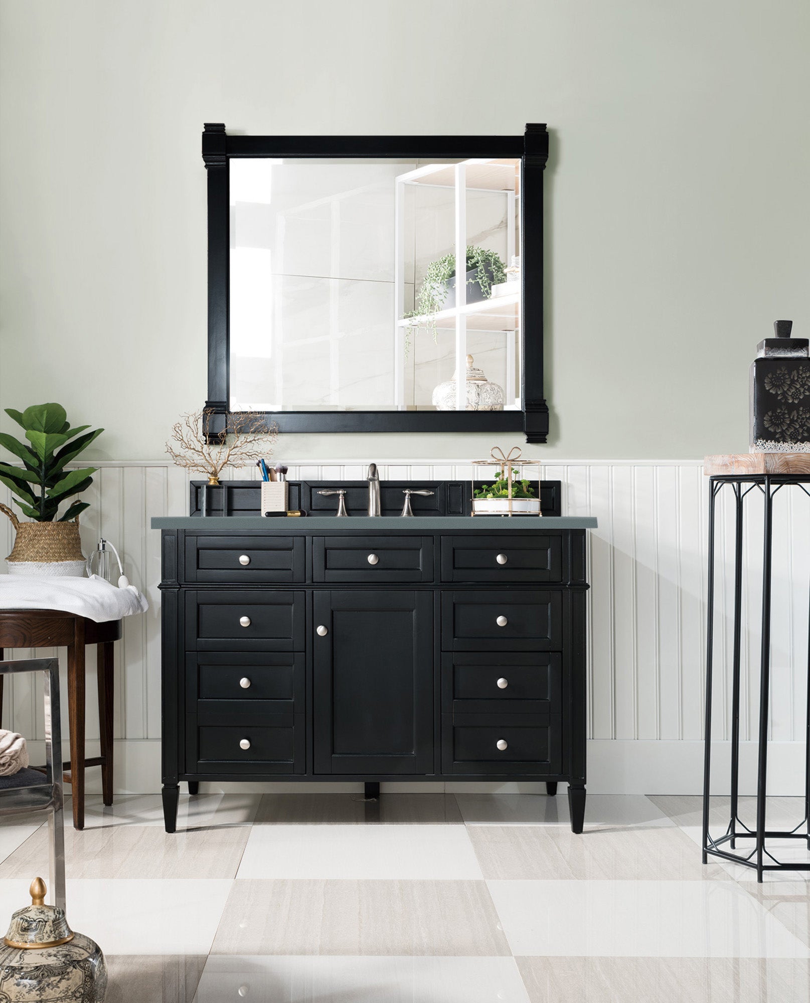 James Martin Brittany 48" Single Bathroom Vanity, Black Onyx, view 22