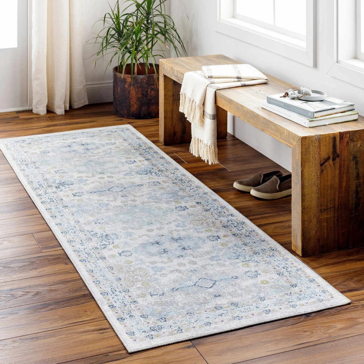 Tana Washable Area Rug, installed in a room 2