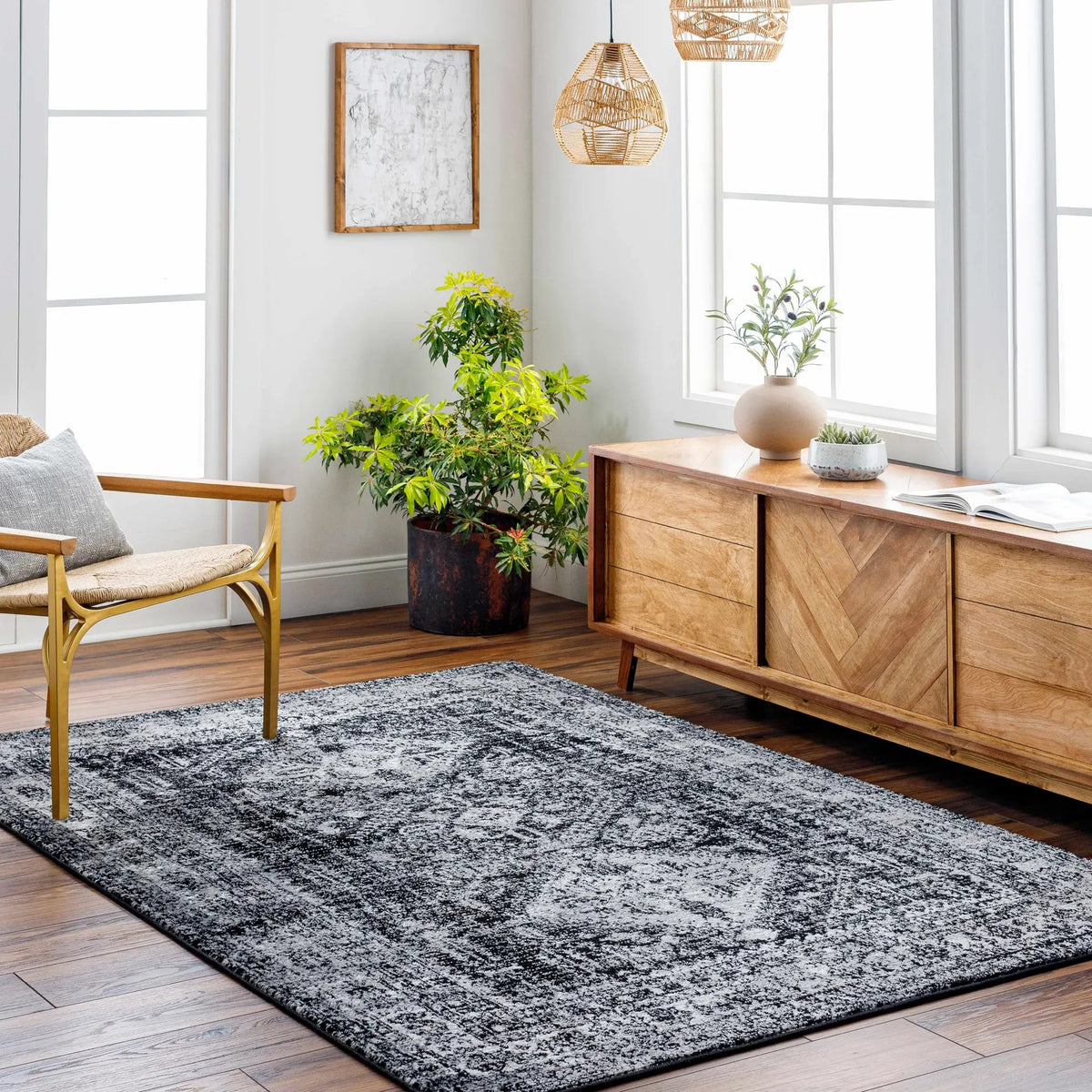 Toni Area Rug - Clearance, installed in a room