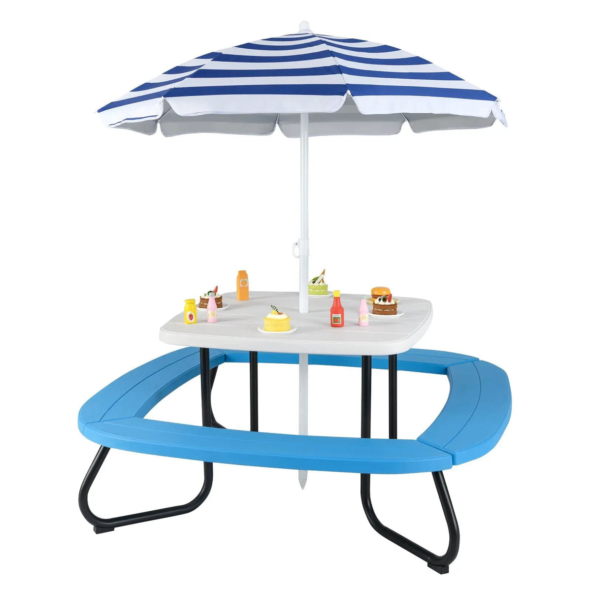 Toddler Outdoor Activity Table with Adjustable and Collapsible Umbrella, photo 10 of 10