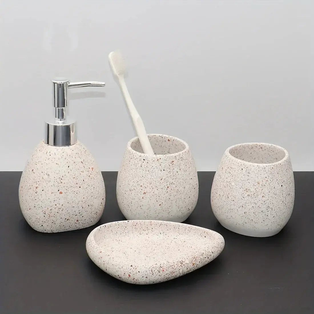 Toilet Rinse Cup - Ceramic White by House Of Avana