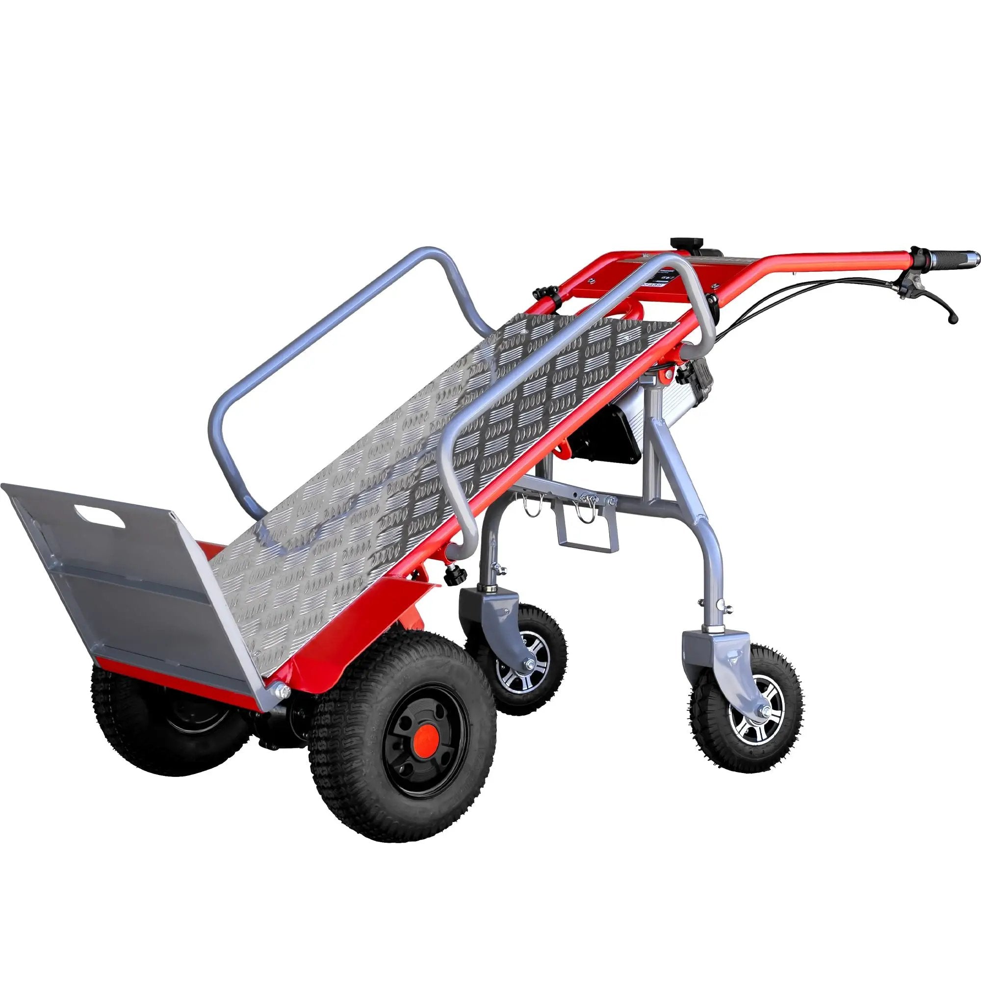 Electric Dolly Cart Hand Truck 570 lbs Capacity for Warehouses Shops & Material Handling by Tomahawk Power