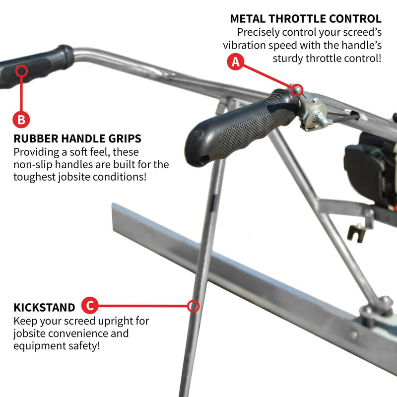 Tomahawk Concrete Power Screed Dual Aluminum Blade Bundle (Choose 2 Boards) by Tomahawk Power