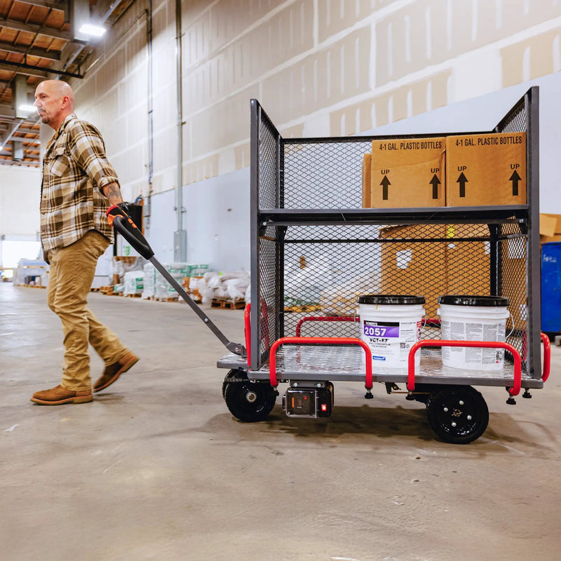 Powered Stock Picker 400kg Capacity for Warehouses, Shops & Material Handling by Tomahawk Power