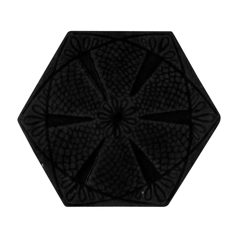 Tourmaline Crackled Petal Ceramic Tiles 4 3/16 Ceramic Crackled 4x4 Tiles