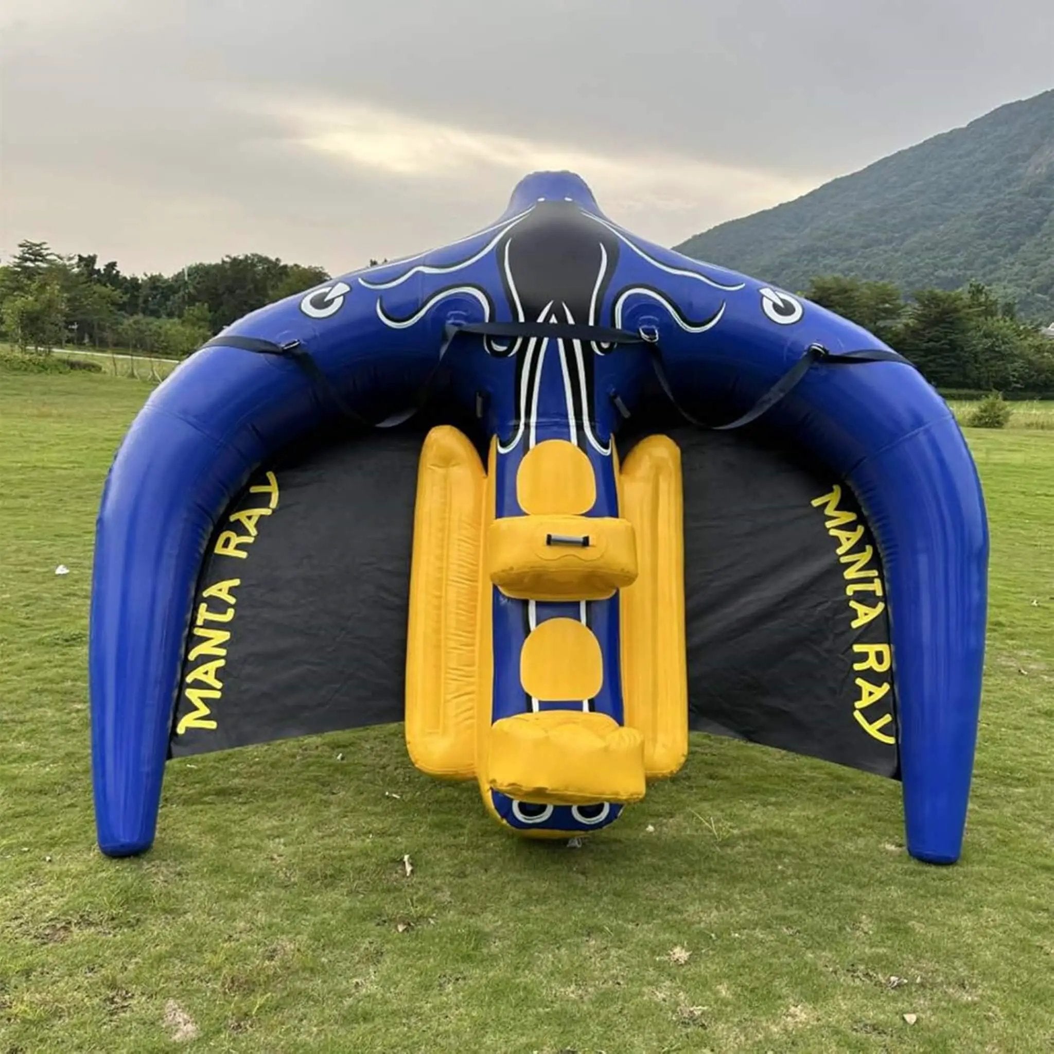 Giant Towable Inflatable Flying Manta Ray Water Tube With Pump (SAK73280) by SAKSBY WHOLESALE