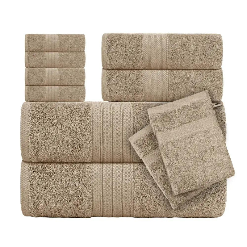 Towel Set - Absorbent Cotton Bath by House Of Avana