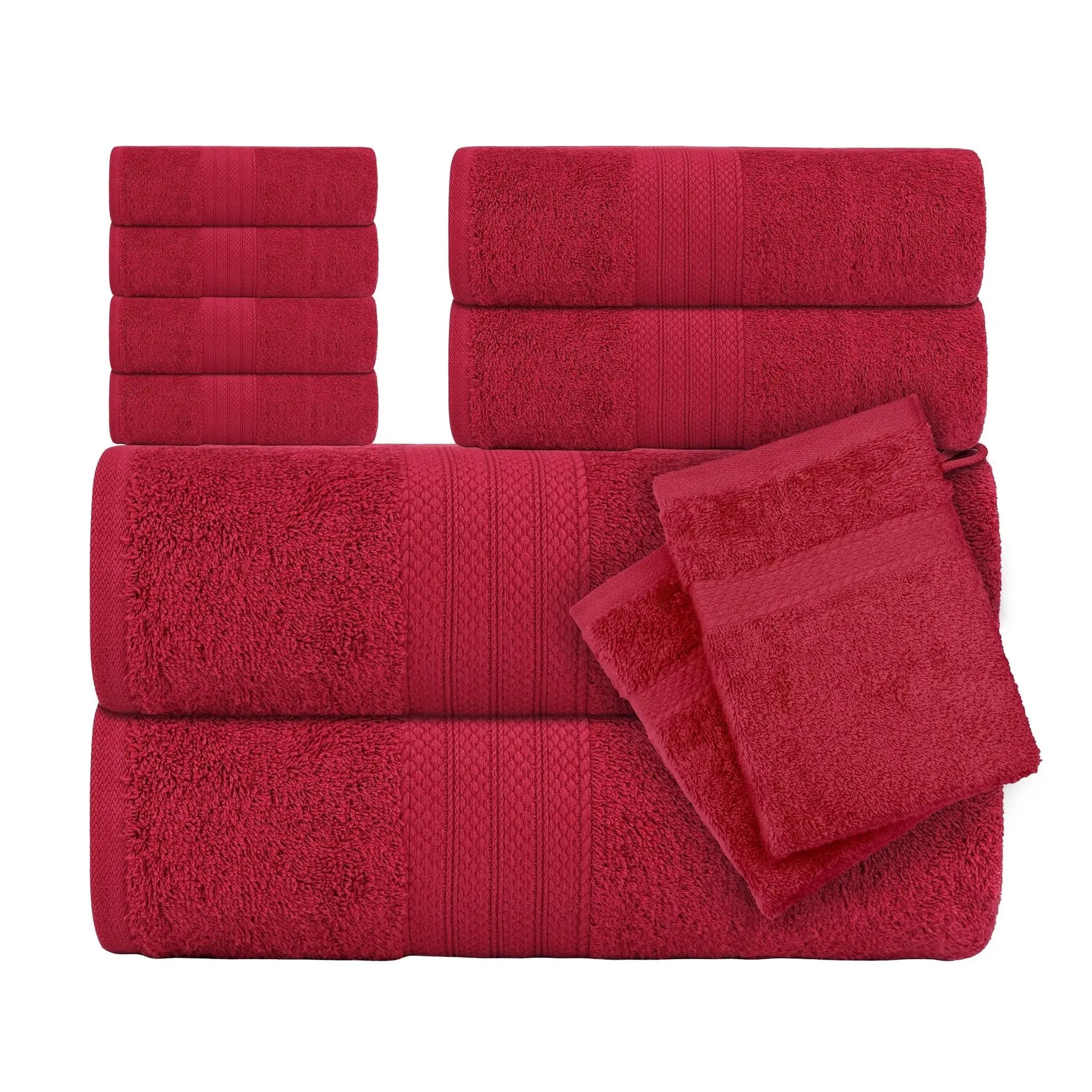 Towel Set - Absorbent Cotton Bath by House Of Avana