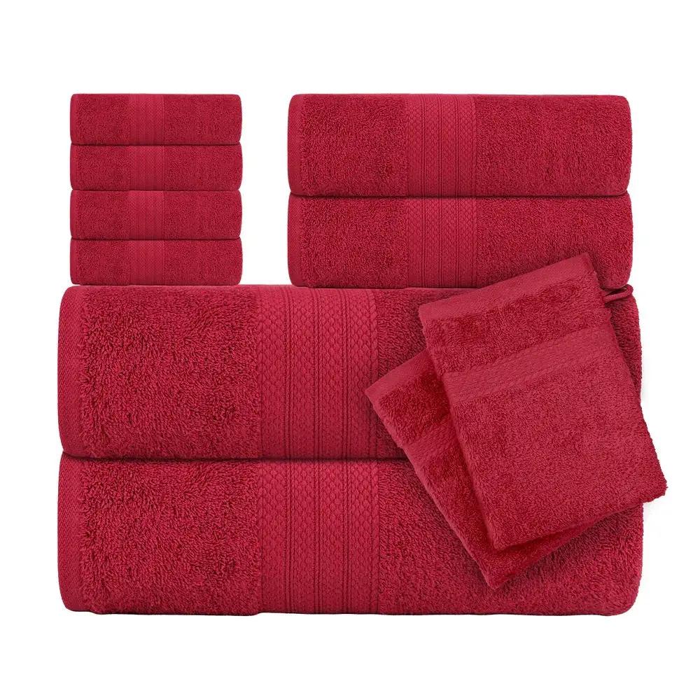 Towel Set - Absorbent Cotton Bath by House Of Avana