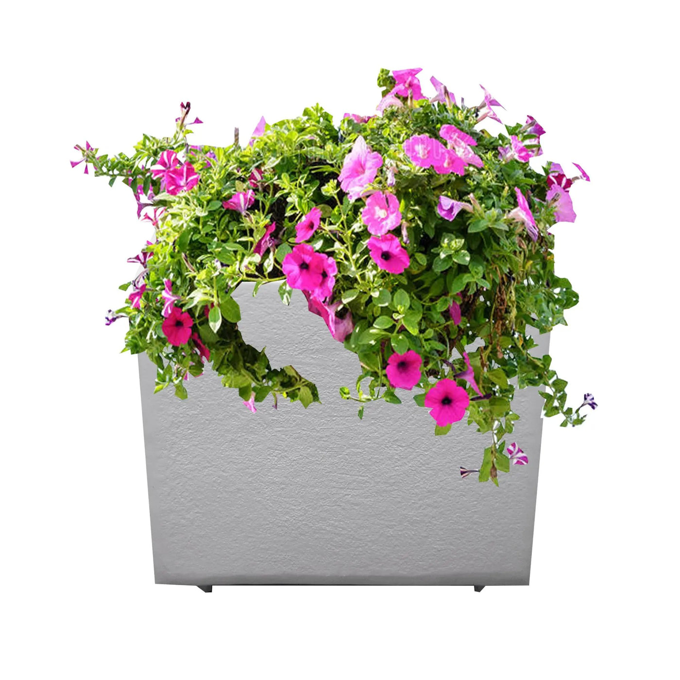 Modern Square Cast Aluminum 35-in Bird Bath and Planter Vase Combo by Sharicks