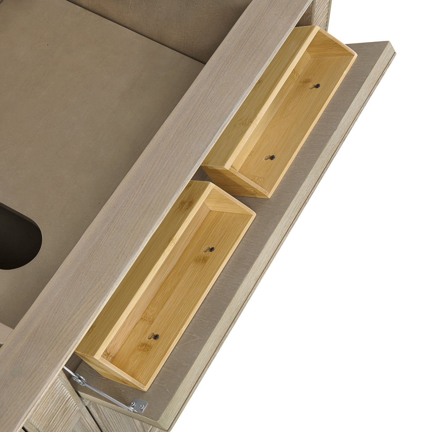 James Martin Lorelai 72" Double Bathroom Vanity, Whitewashed Oak, view 22