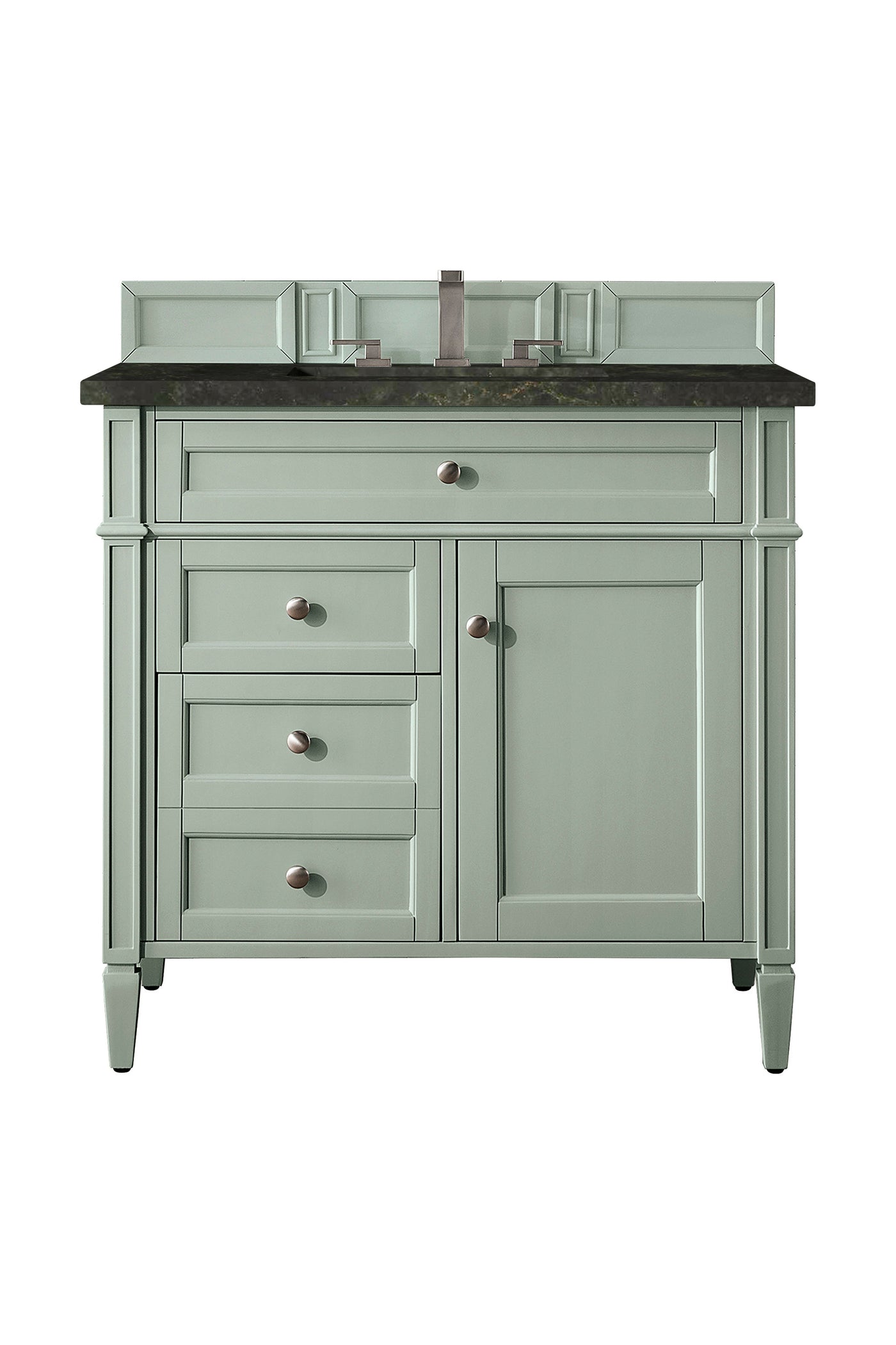 James Martin Brittany 36" Single Bathroom Vanity, Sage Green, view 40