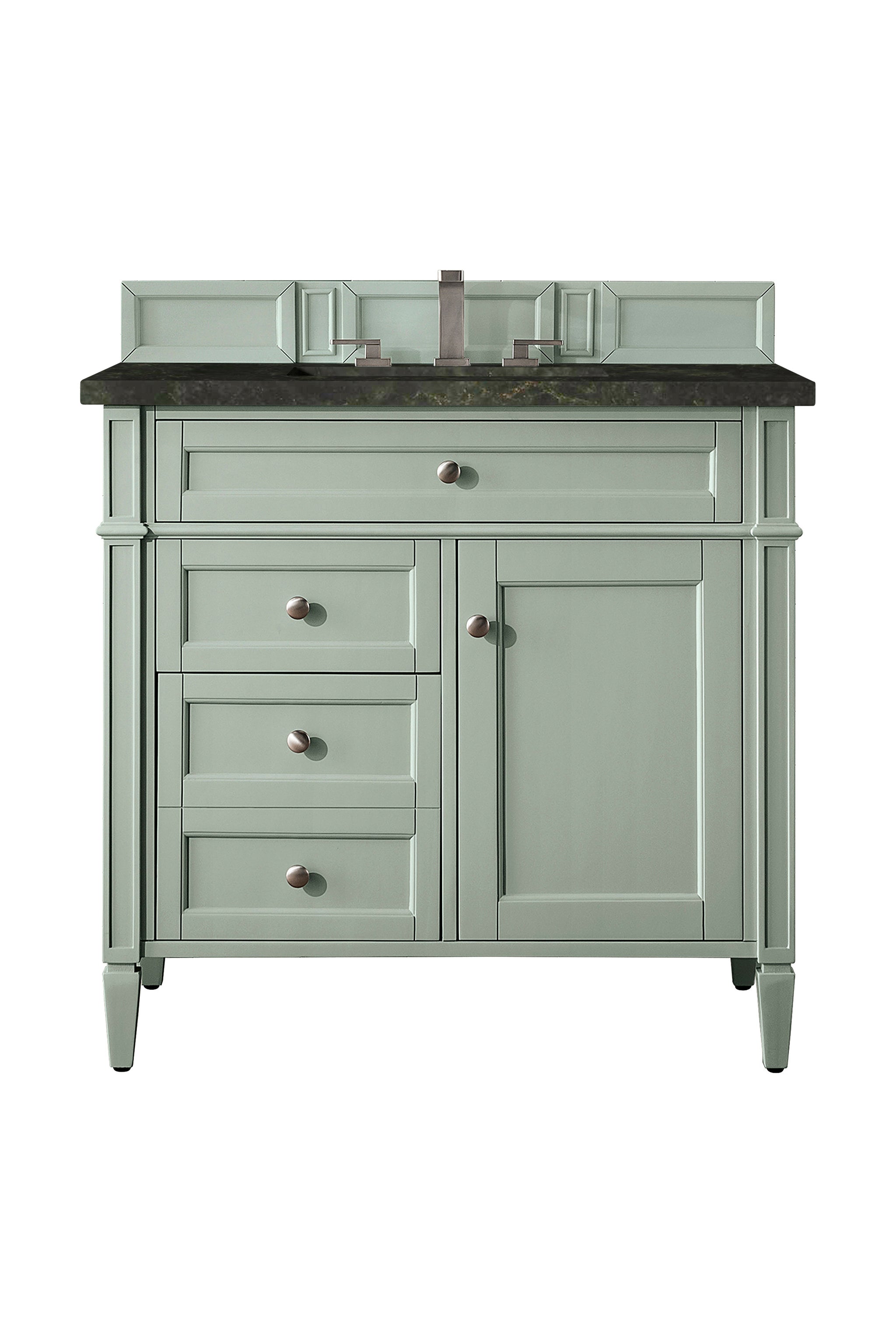 James Martin Brittany 36" Single Bathroom Vanity, Sage Green, view 40