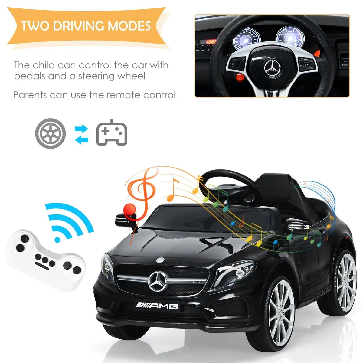 12V Electric Kids Ride On Car with Remote Control, photo 6 of 10