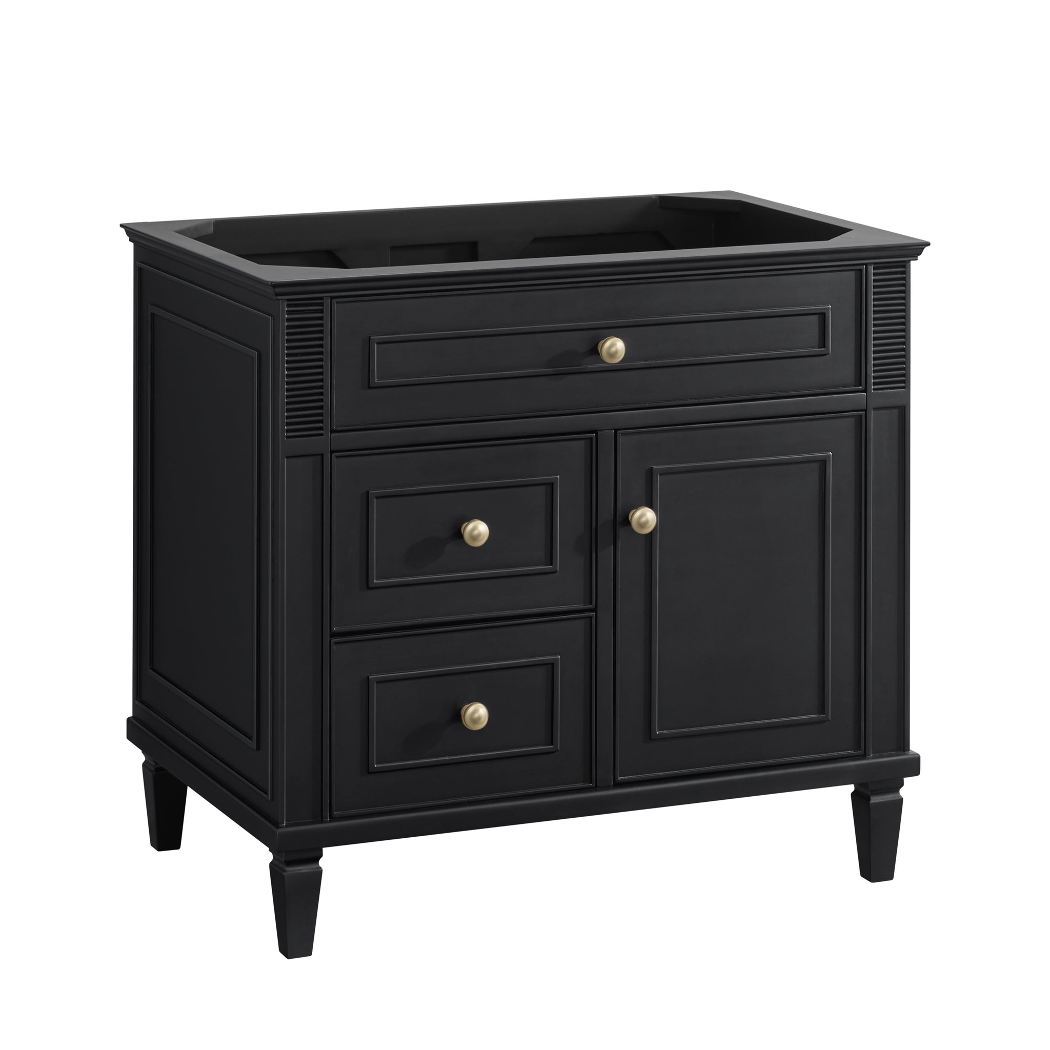 James Martin Lorelai 36" Single Bathroom Vanity, Black Onyx, view 30