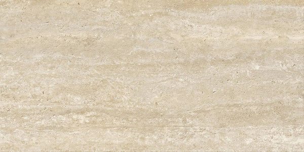 Trail Vein Cut Beige Travertine Look Porcelain Tiles 12x24