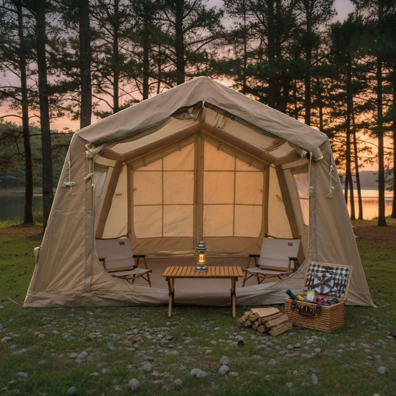 Trailora 4-Season Outdoor Inflatable Blow Up Camping Tent With Air Pump [4-6 People] (SAK46821) by SAKSBY WHOLESALE