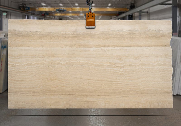 Travertino Classico Honed Travertine Slab Random