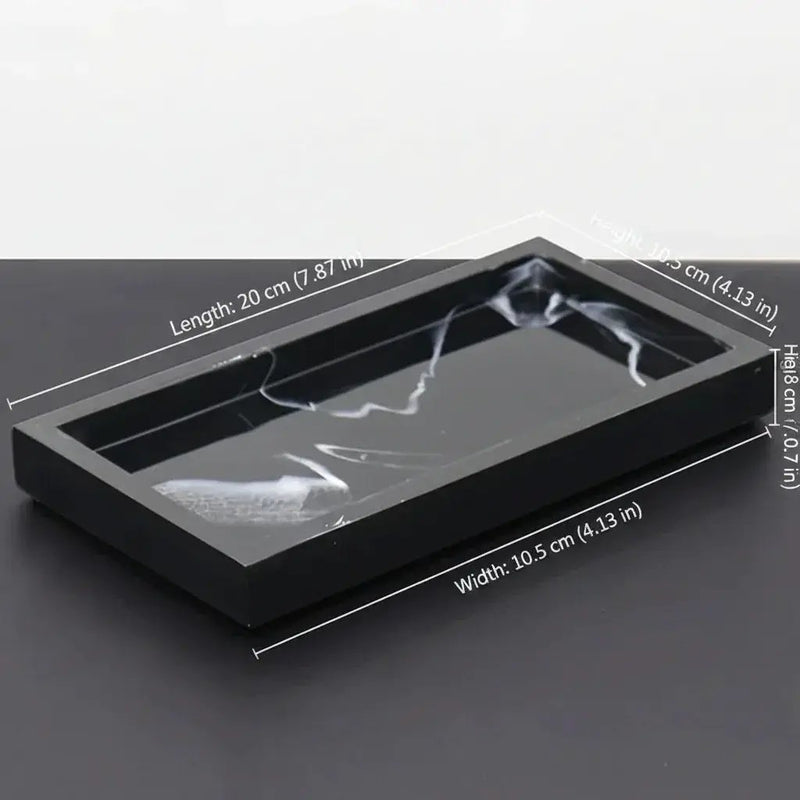 Tray - Bathroom Organizer White Small by House Of Avana