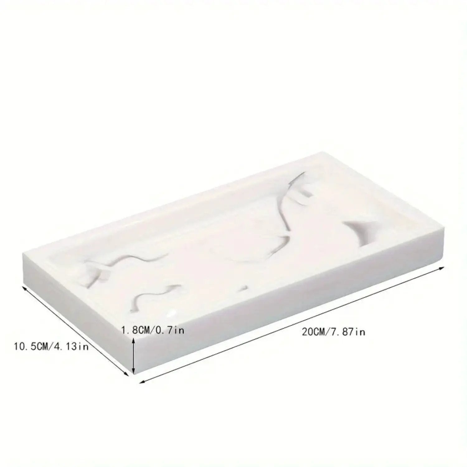 Tray - Bathroom Organizer White Small by House Of Avana