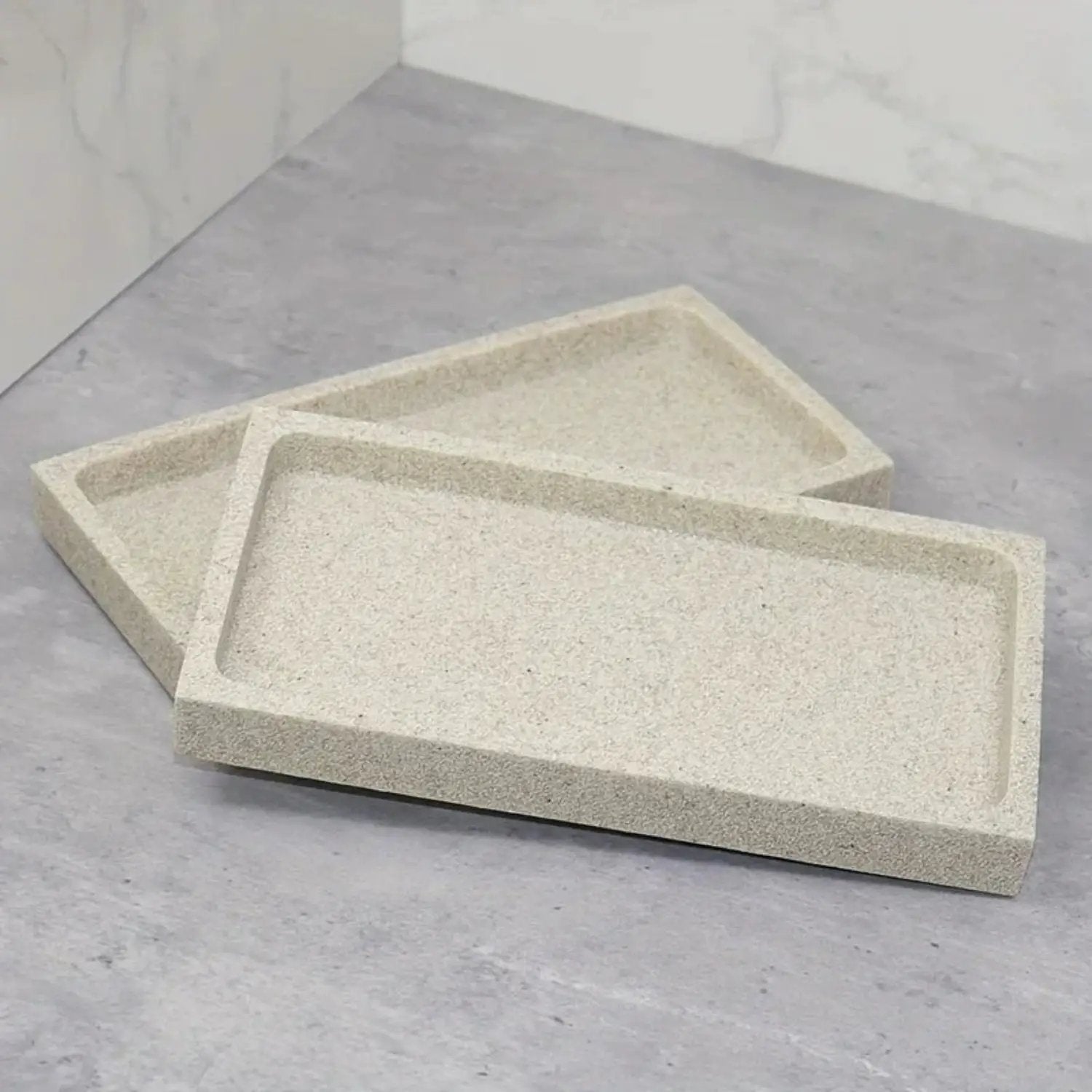Tray - Bathroom Organizer White Small by House Of Avana