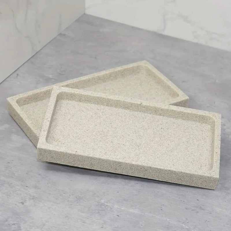 Tray - Bathroom Organizer White Small by House Of Avana
