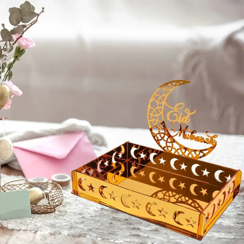 Tray - Decorative Acrylic Moon Star by House Of Avana