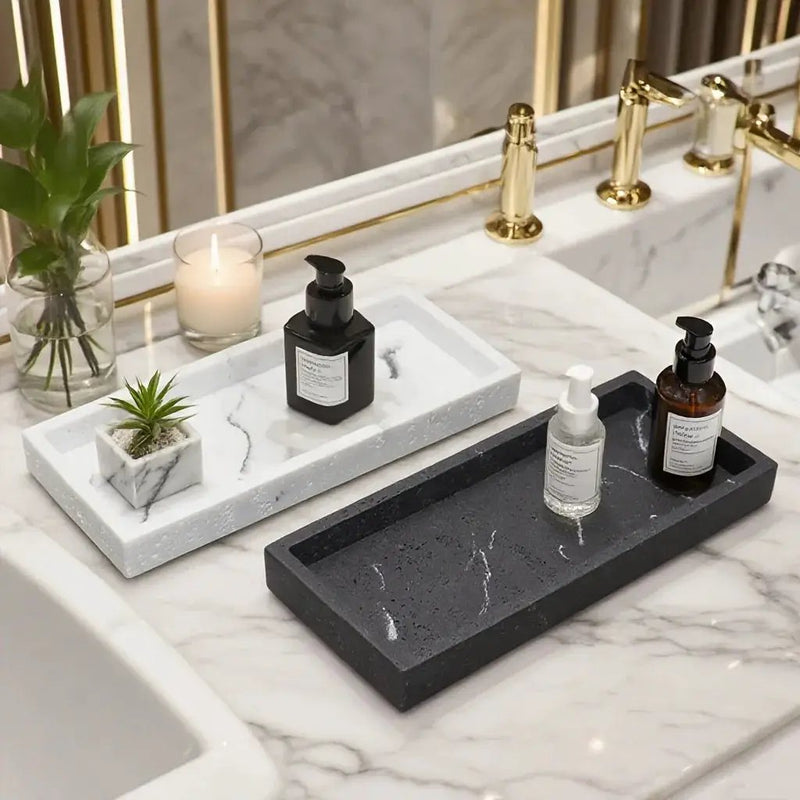 Tray - Decorative Marble Stone Small by House Of Avana