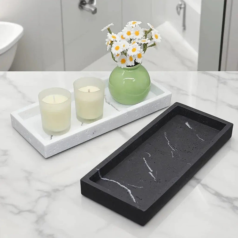 Tray - Decorative Marble Stone Small by House Of Avana