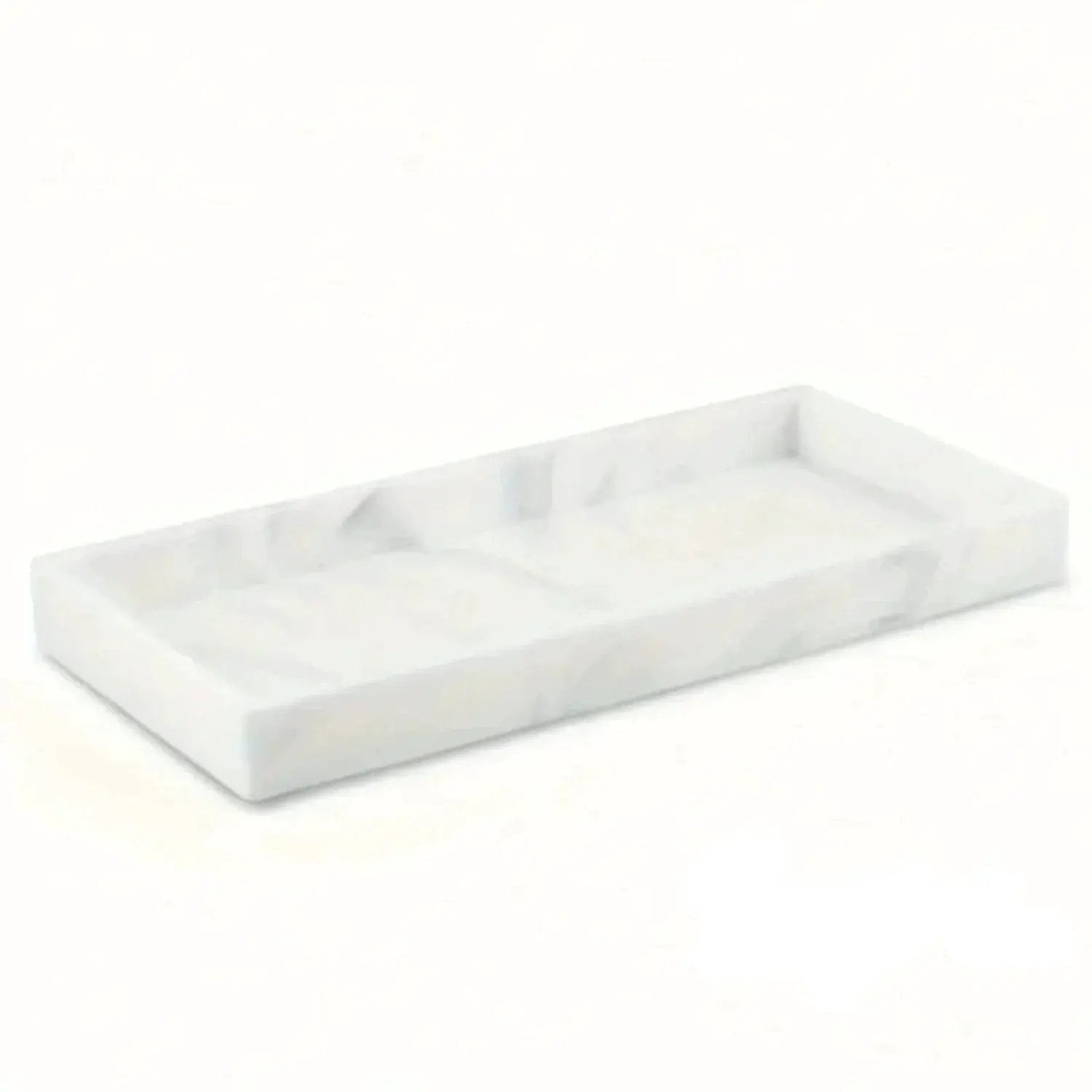 Tray - Decorative White Gold by House Of Avana