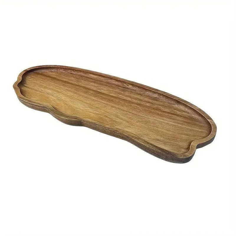 Tray - Oval Acacia Wood by House Of Avana