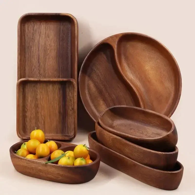 Tray - Storage Acacia Wood Small by House Of Avana