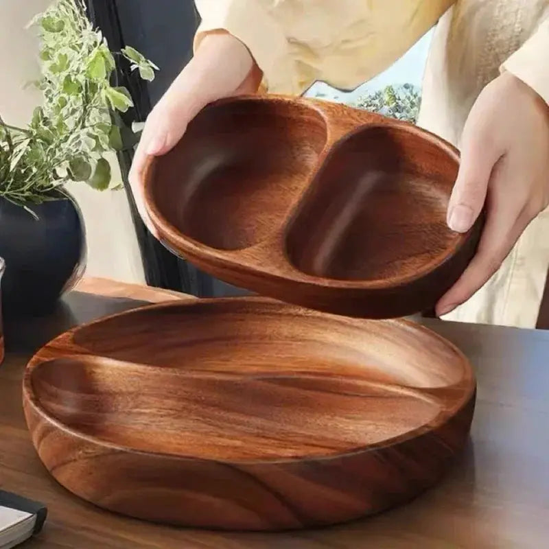 Tray - Storage Acacia Wood Small by House Of Avana