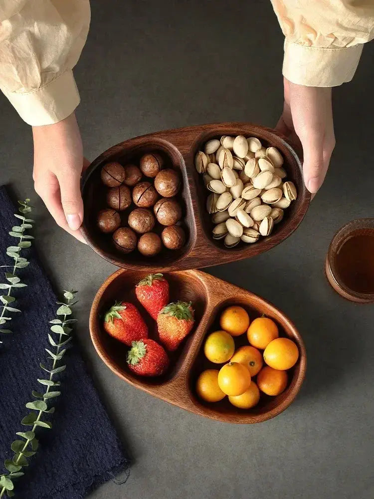 Tray - Storage Acacia Wood Small by House Of Avana