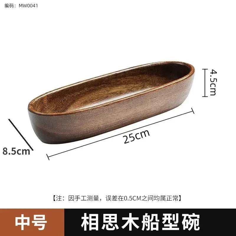 Tray - Storage Acacia Wood Small by House Of Avana
