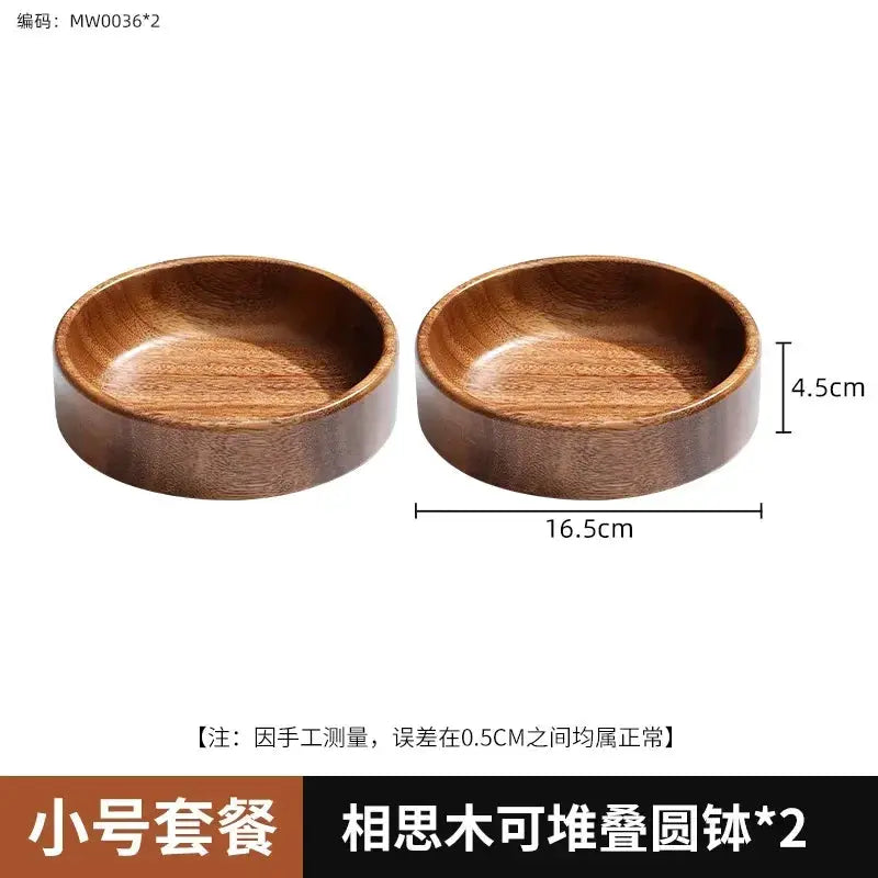 Tray - Storage Acacia Wood Small by House Of Avana