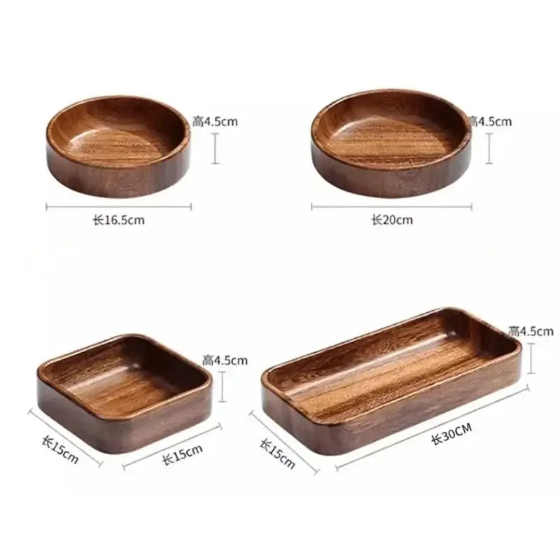 Tray - Storage Acacia Wood Small by House Of Avana