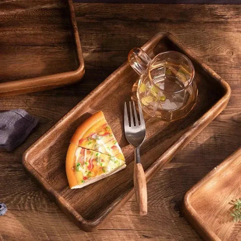 Tray - Storage Acacia Wood Small by House Of Avana