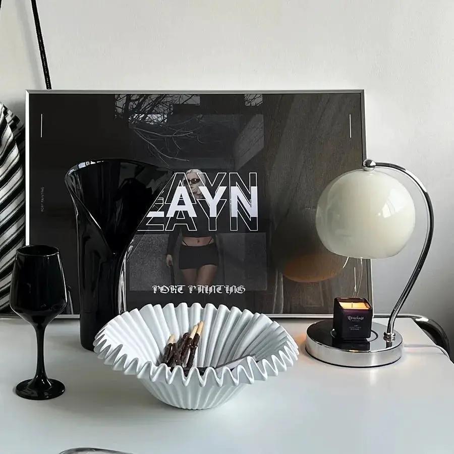 Tray - Wave Black Glass 2-Layer by House Of Avana