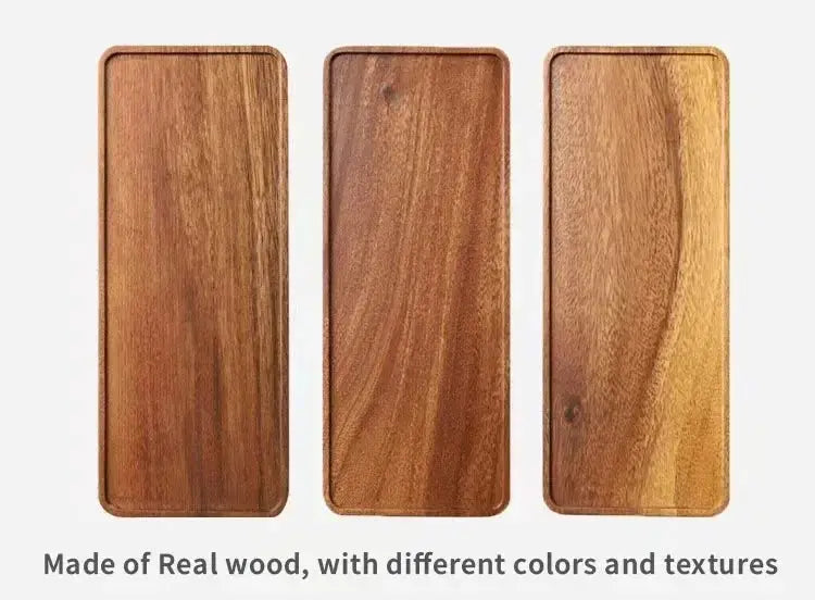 Tray - Wooden Rectangular by House Of Avana